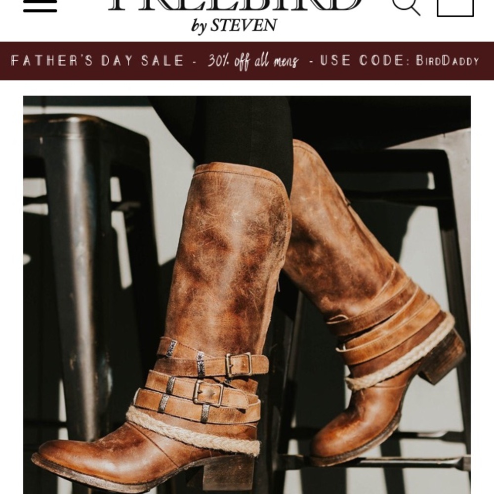 Freebird brown boots